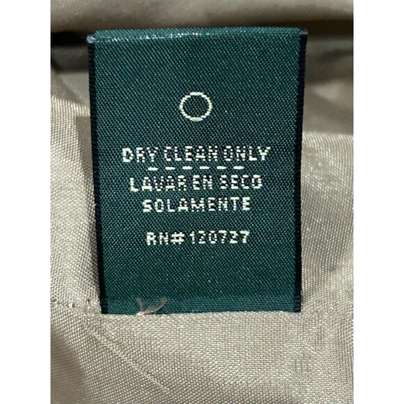 Harve Benard Collection NEW Brown Cropped 1/2 Sleeve Safari Jacket Size 12 - Picture 9 of 11